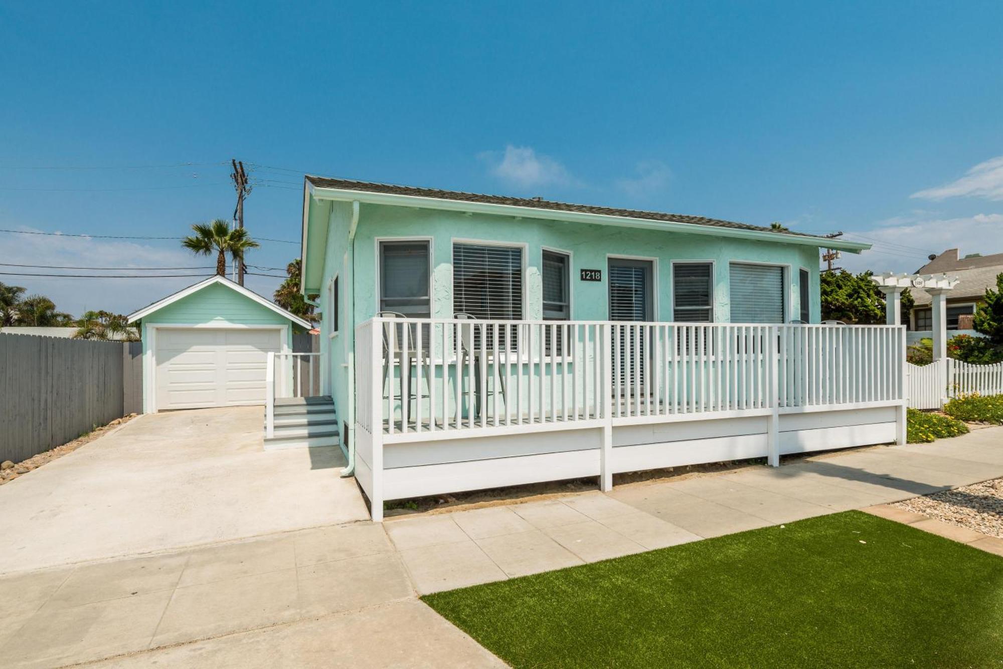 Pacific Bungalow In Oceanside With Backyard & Tiny House 外观 照片